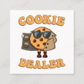 Carte De Fidélité Vendeur de biscuits drôle de cuisson (Dos)