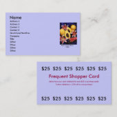 Carte De Fidélité Ventes au détail/carte fréquente de client (Devant / Derrière)