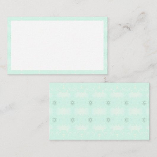 Carte De Fidélité vert (Devant / Derrière)
