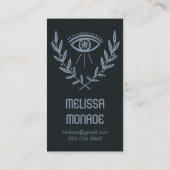 Carte De Fidélité Vins à herbes mystiques aux yeux Boho magique (Dos)