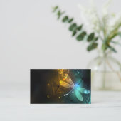 Carte De Fidélité Vol de libellule verte lumineuse (Debout devant)