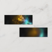 Carte De Fidélité Vol libellule lumineuse verte (Devant / Derrière)