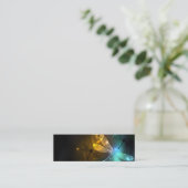 Carte De Fidélité Vol libellule lumineuse verte (Debout devant)