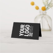 Carte De Fidélité Votre logo avec code QR et texte modifiables (Dos)
