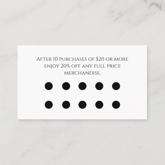 Carte De Fidélité Whimsical Tree of Life Turquoise Green Remise (Dos)