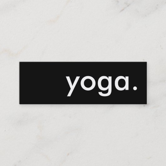 carte de fidélité yoga (Devant)