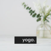 carte de fidélité yoga (Debout devant)