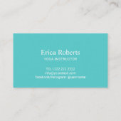 Carte de fidélité | Yoga Instructeur Om Symbole ro (Dos)