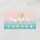 Carte de fidélité | Yoga Instructeur Om Symbole ro (Devant)