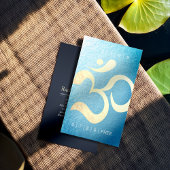 Carte De Fidélité Yoga Méditation Instructeur Loyalty Punch Om Symbo