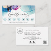 Carte De Fidélité *~* Yummy QR LOGO Rewards Merci AP29 (Devant / Derrière)