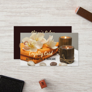 Carte De Fidélité Zen Aromathérapie SPA Massage thérapie Loyauté