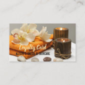 Carte De Fidélité Zen Aromathérapie SPA Massage thérapie Loyauté (Devant)