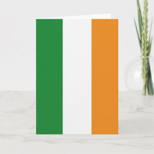 Carte de Fierté aux Couleurs d'Irlande