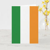 Carte de Fierté aux Couleurs d'Irlande (Fleur jaune)