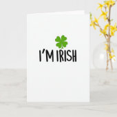 Carte de fierté de trèfle irlandais (Fleur jaune)