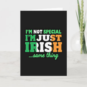 Carte de fierté irlandaise simple