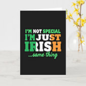 Carte de fierté irlandaise simple (Fleur jaune)