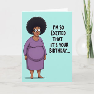 Carte de figure d'anniversaire Aqua