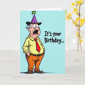 Carte de figure d'anniversaire surprise (Fleur jaune)