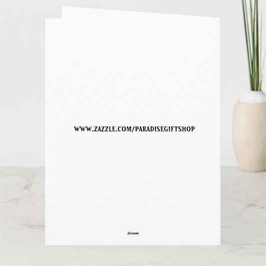 CARTE DE FILLE D'ANNIVERSAIRE ELF POUR ELLE (Dos)