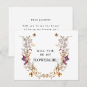 Carte de Fille des Fleurs (Devant / Derrière)