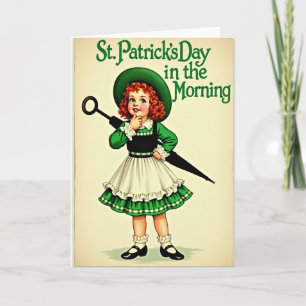 Carte de fille pour la Saint-Patrick