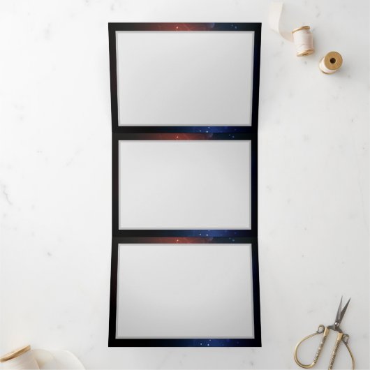 Carte de fin d'année à trois volets (Intérieur)