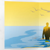 Carte De Fin D'année Trois Volets Amour (Intérieur en premier)