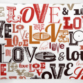 Carte De Fin D'année Trois Volets Amour 1 (Intérieur au milieu)