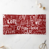 Carte De Fin D'année Trois Volets Amour 5 (Intérieur)