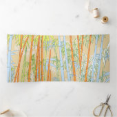 Carte De Fin D'année Trois Volets Bambou 2 (Intérieur)