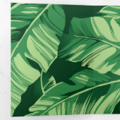Carte De Fin D'année Trois Volets Banane Feuille 2 (Intérieur en premier)