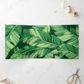 Carte De Fin D'année Trois Volets Banane Feuille 2 (Intérieur)