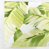 Carte De Fin D'année Trois Volets Banane Feuille 4 (Intérieur en premier)