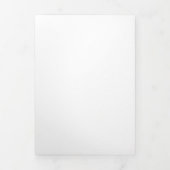 Carte De Fin D'année Trois Volets Blanc #FFFFF, Aqua Haze (Page de couverture)