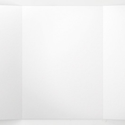 Carte De Fin D'année Trois Volets Blanc #FFFFF, Aqua Haze (Intérieur au milieu)