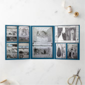 Carte De Fin D'année Trois Volets Boule Minie n° 1 (Intérieur)