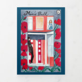 Carte De Fin D'année Trois Volets Boule Minie n° 2 (Page de couverture)