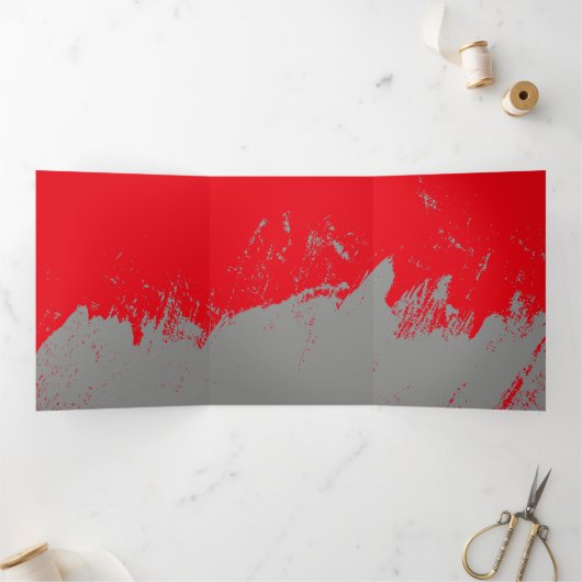 Carte De Fin D'année Trois Volets Brosse 12 (Intérieur)