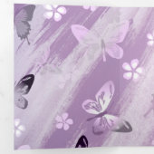 Carte De Fin D'année Trois Volets Butterfly Pattern 8 (Intérieur en premier)
