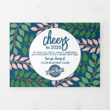 Calendrier moderne avec logo - Blue Green Business