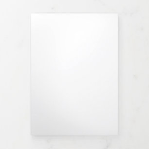 Carte De Fin D'année Trois Volets Carte de vacances pliée à trois lettres de 5 po x 