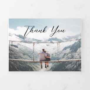 Carte De Fin D'année Trois Volets Carte de vacances pliée à trois lettres de 5 po x