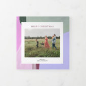 Carte De Fin D'année Trois Volets Carte de voeux pour Noël de Noël (Protection)