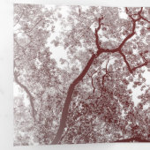 Carte De Fin D'année Trois Volets Carte des arbres 4 (Intérieur en premier)