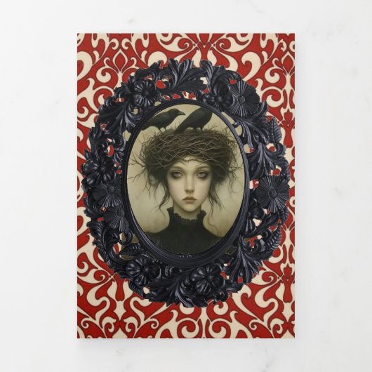 Carte De Fin D'année Trois Volets Carte Halloween triplée (Page de couverture)