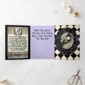 Carte De Fin D'année Trois Volets Carte Halloween triplée (Intérieur)