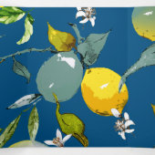 Carte De Fin D'année Trois Volets citrons aquarelle 28 (Intérieur au milieu)