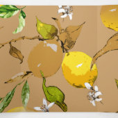 Carte De Fin D'année Trois Volets citrons d'aquarelle 33 (Intérieur au milieu)